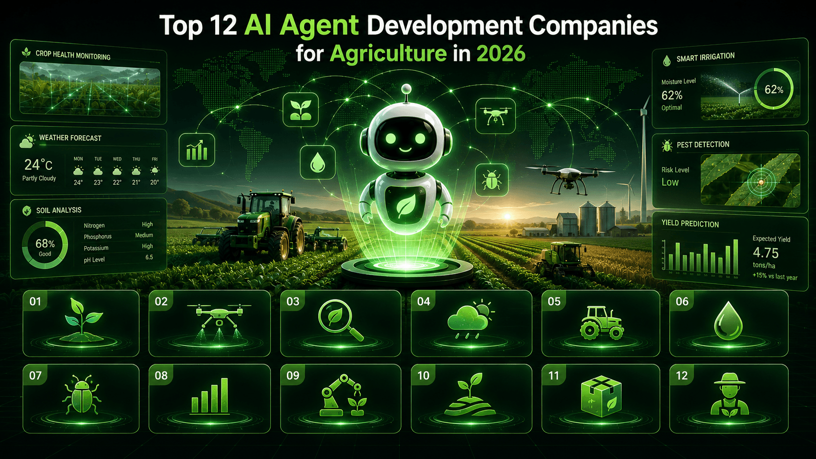 Top AI Agent Development Companies for Agriculture in 2026 – Rybo.ai
